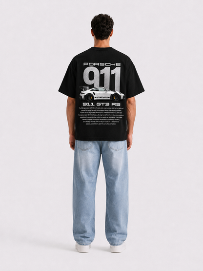 BOYD Porsche 911 GT3 RS oversized graphic T-shirt, premium French Terry streetwear