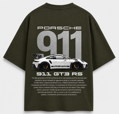 BOYD "Porsche 911 GT3 RS" - Oversized Graphic T-Shirt – Premium French Terry Streetwear
