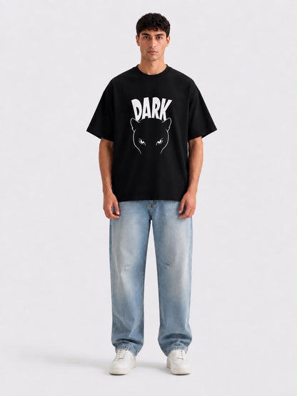 BOYD Dark Panther graphic oversized T-shirt, premium French Terry streetwear tee