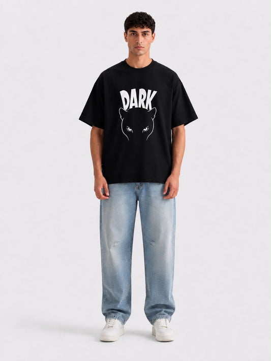 BOYD Dark Panther graphic oversized T-shirt, premium French Terry streetwear tee
