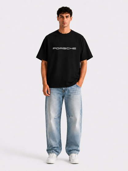 BOYD Porsche 911 GT3 RS oversized graphic T-shirt, premium French Terry streetwear