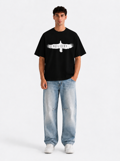BOYD "Believe" - Graphic Oversized T-Shirt – Premium French Terry
